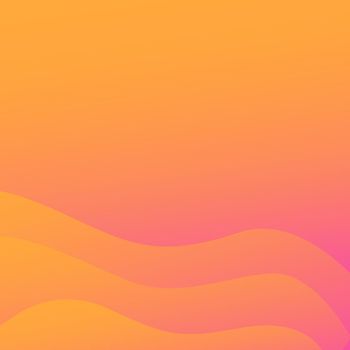 color gradient fluid wawes background template. abstract gradient square template for social media posting, promo business banners and posters. orange color overflowing gradient.