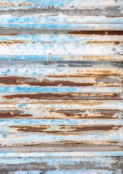 Old corrugated metal texture