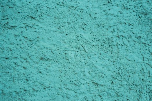 Beautiful blue textured plaster on the wall.