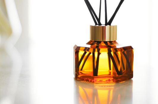Home fragrance bottle, european luxury house decor and interior design details