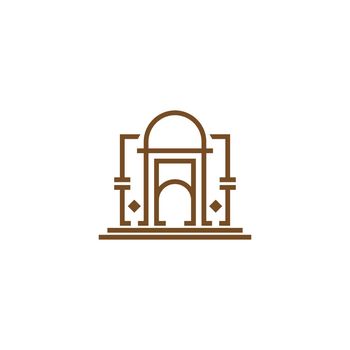 Gate icon logo design