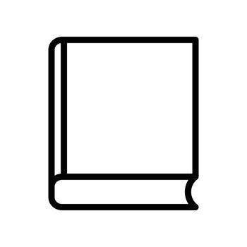 Book and booklet icon. Dictionary. Vector.