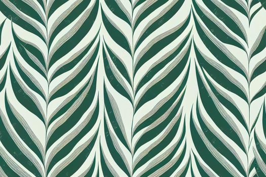 Seamless pattern with tropical leaf palm . illustration.