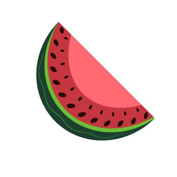 Slice of watermelon. 