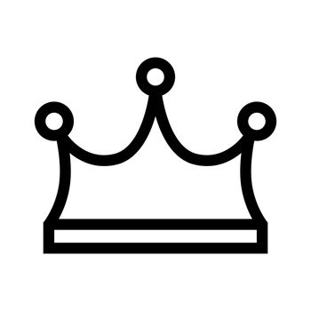 Vector crown icon luxury