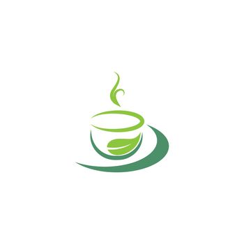 Tea logo icon design illustration template