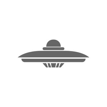 UFO icon logo design illustration