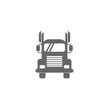 Truck icon logo template design illustration vector