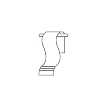 Towel icon design illustration template vector