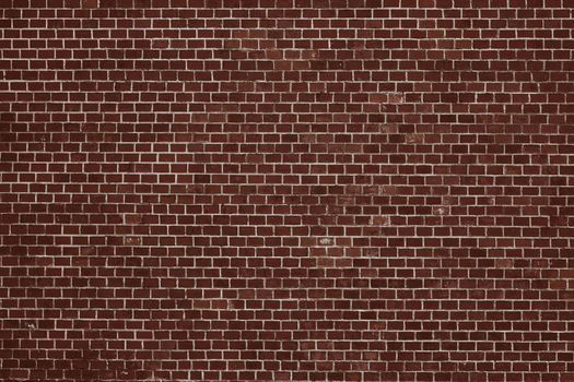 Old Brown Brick Wall. An ancient fortress. Medieval brown brick building. Big Brick wall background texture.
