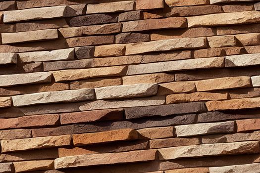 Seamless texture wall stone sandstone with shadows and deep