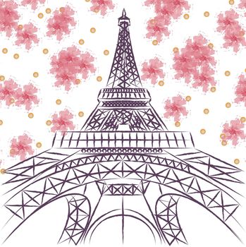 Spring comes in romantic Paris