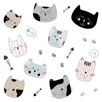 Kitty cats design