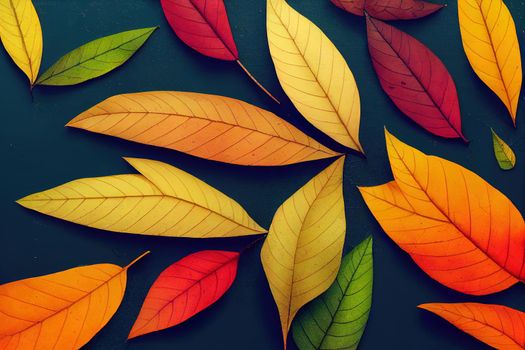 Autumn social media story template with Colorful flat colors