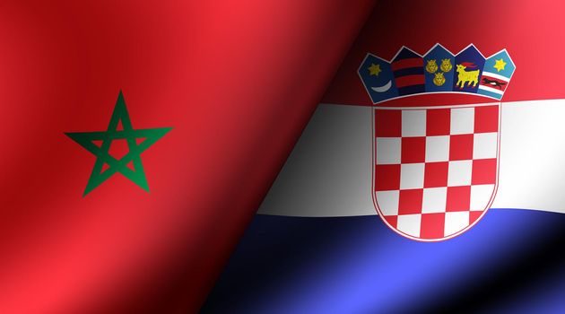 Football 2022 | Group Stage Match Cards ( Morocco VS Croatia )