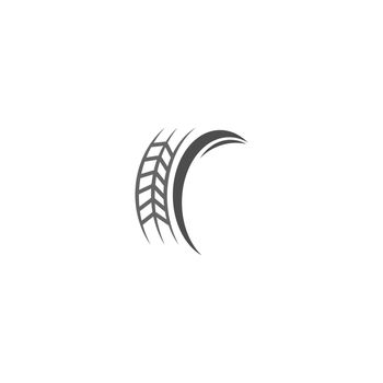Tire logo icon design illustration