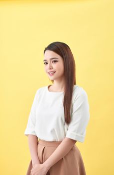 Portrait of an attractive fashionable young asian woman 