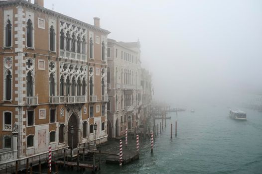 Venice with fog