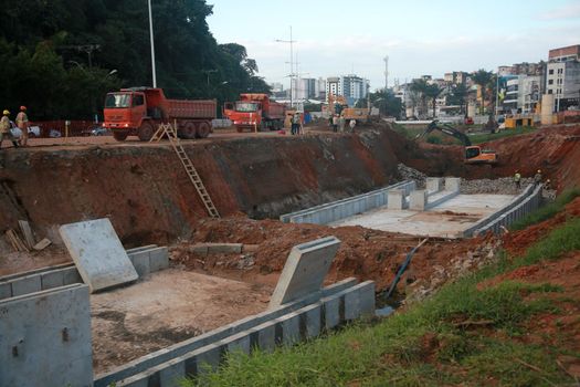 construction of exclusive lane of the brt system