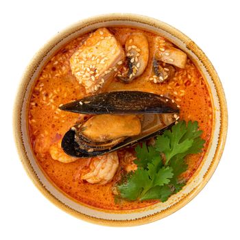 Tom yam seafood soup