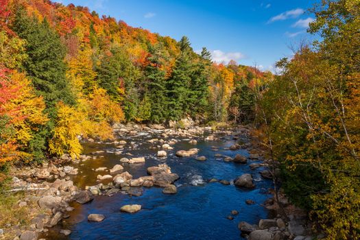 Ausable river near Wilmington Notch in New York state
