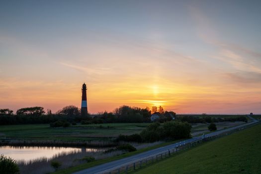 Lighthouse of Pellworm, North Frisia, Germany