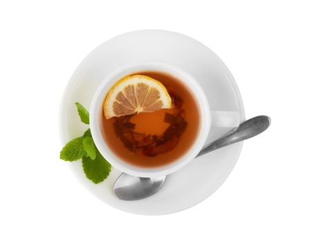 Herbal tea with berries