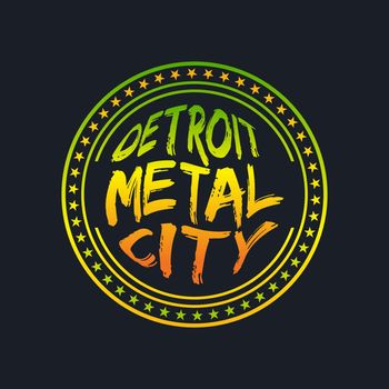 DETROIT METAL CITY, lettering typography