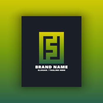 Simple letter S logo design template