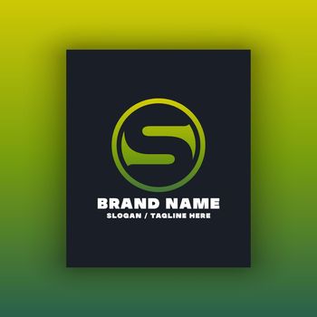 Simple letter S logo design template