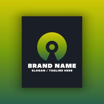 Keyhole logo design template