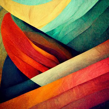 Abstract colorful  contemporary modern watercolor art. 