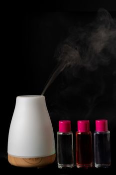 aroma steam humidifier with aroma canisters