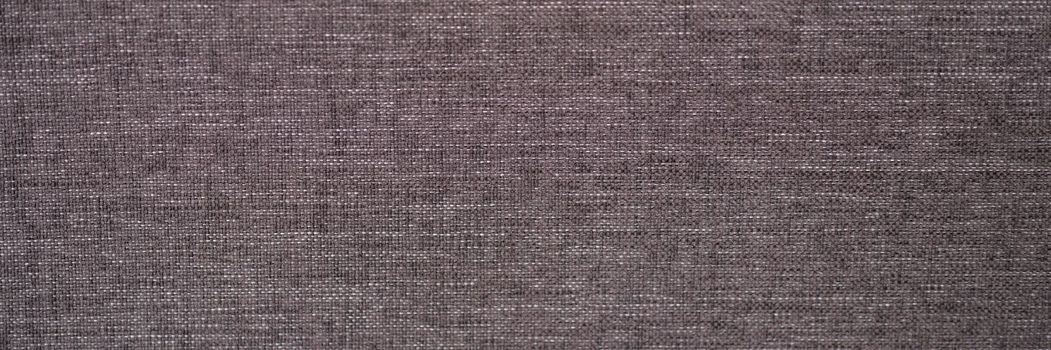 Dark gray brown fabric textile background. Quality linen fabric