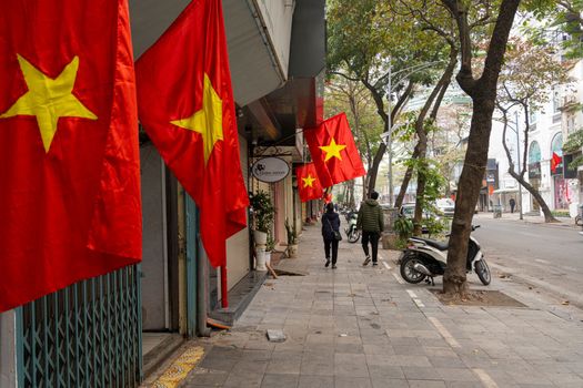 Vietnamese flags 