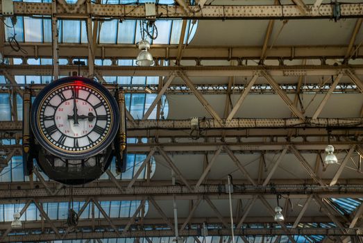The Clock hanging up of London Waterloo Station
