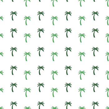 Palm trees, seamless pattern, vector.