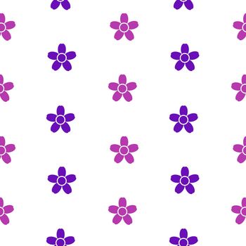 Flowers, seamless pattern, vector.