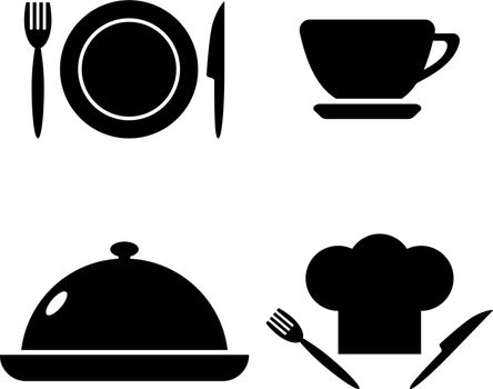 Restaurant vector icon. 