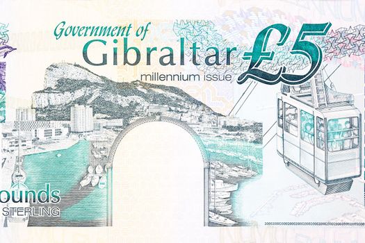 Harbour view of Gibraltar from money