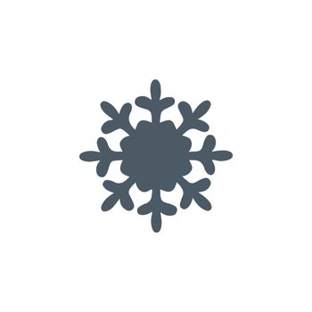 snowflake icon. Vector illustration