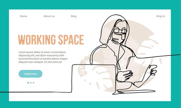 Coworking Space Landing Page