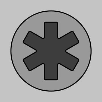 Medical Emergency Care glyph vector icon