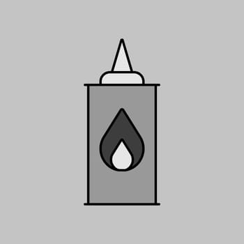 Coaling fluid vector icon. Barbecue and grill sign