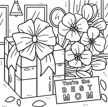 Mothers Day Your the Best Mom Coloring Page