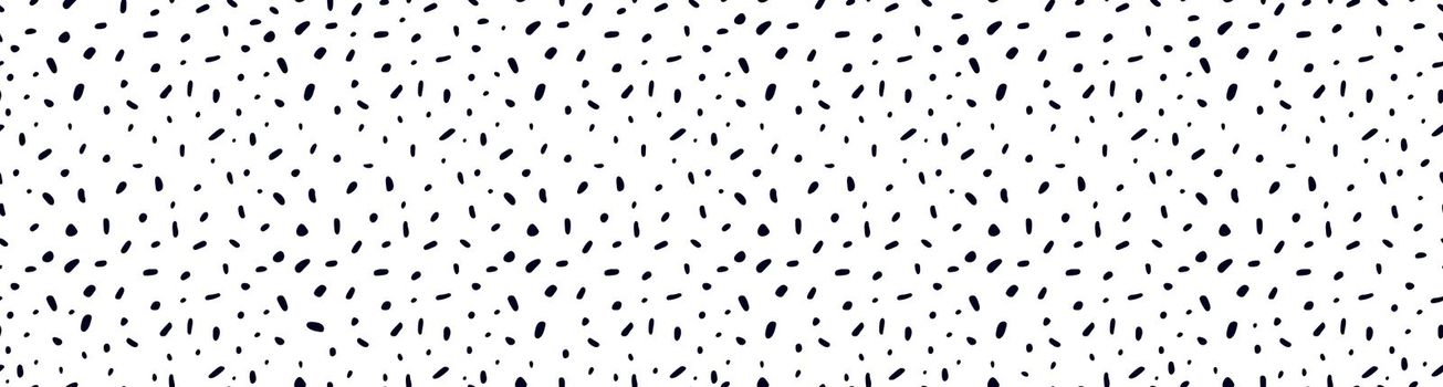 Set of animal pattern for textile design. Seamless pattern of dalmatian or cow spots. Natural textures. Random spots hand-drawn.