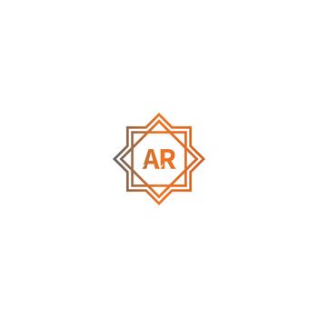 Square AR  logo letters design