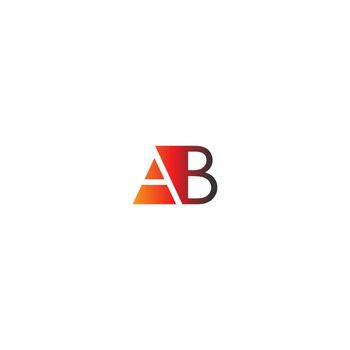 Letter AB logo combination