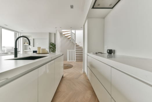 Kitchen interior in luxury house