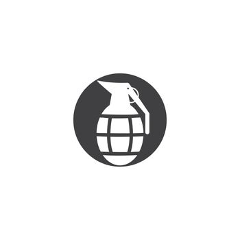 Grenades logo design vector.